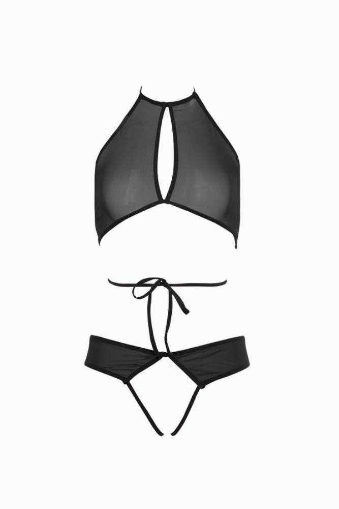 Allure Lingerie - Marley Peek-a-Boo Bra & Panty Set - Assorted Colours - OS - Stag Shop