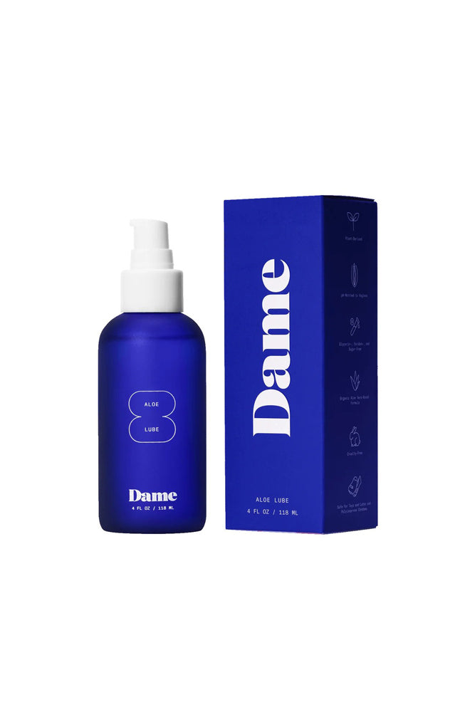 Dame - Aloe Water-Based Lubricant - 4oz - Stag Shop