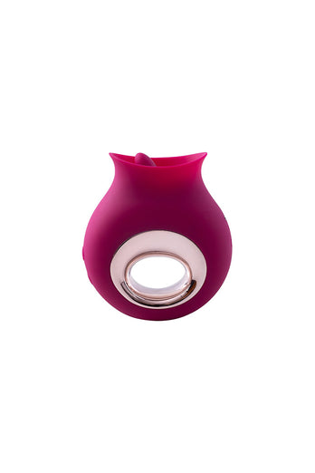 Honey Play Box - Alvina Vibrating & Licking Clitoral Stimulator - Red - Stag Shop