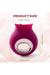Honey Play Box - Alvina Vibrating & Licking Clitoral Stimulator - Red - Stag Shop