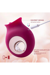 Honey Play Box - Alvina Vibrating & Licking Clitoral Stimulator - Red - Stag Shop