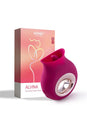 Honey Play Box - Alvina Vibrating & Licking Clitoral Stimulator - Red - Stag Shop