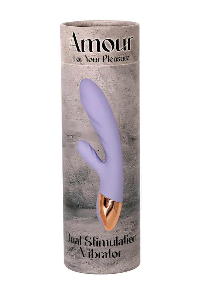 Amour - Dual Stimulation Warming Vibrator - Stag Shop
