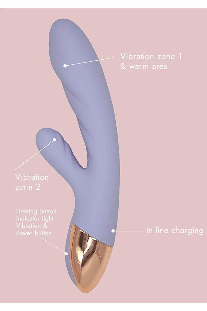Amour - Dual Stimulation Warming Vibrator - Stag Shop