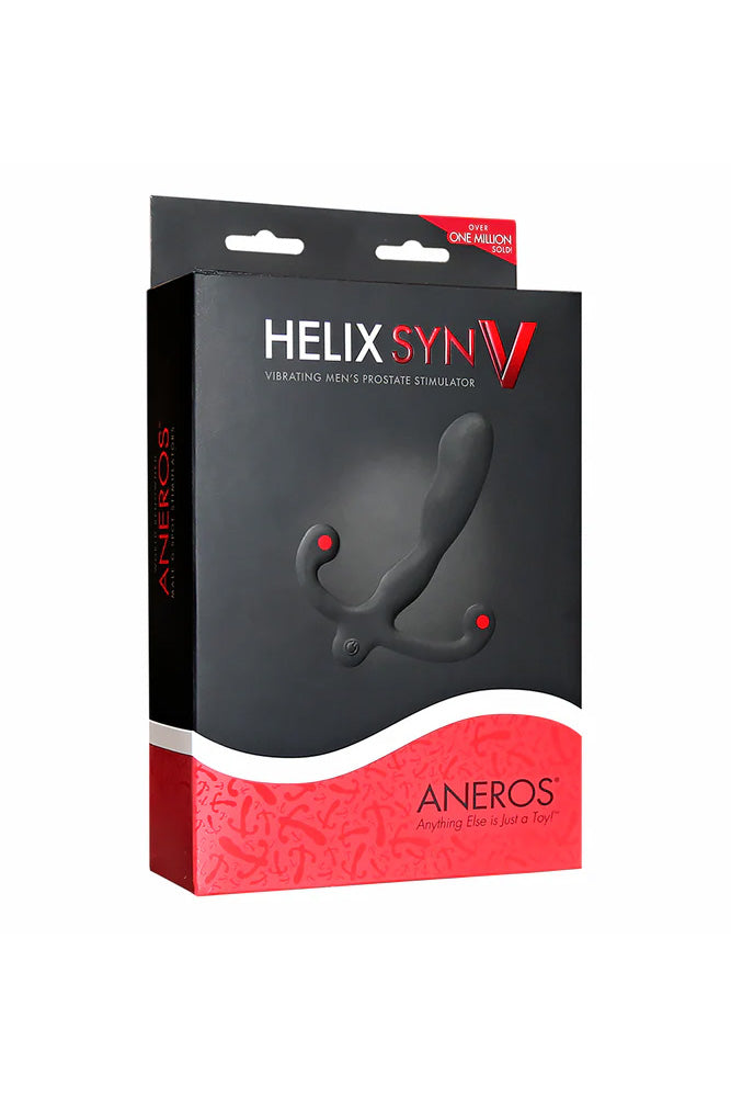 Aneros - Helix Syn V Vibrating Prostate Massager - Black - Stag Shop
