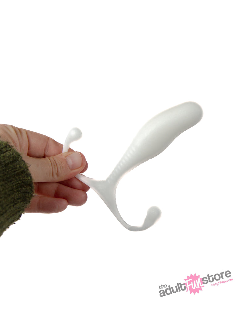 Aneros - MGX Trident Prostate Massager - White - Stag Shop