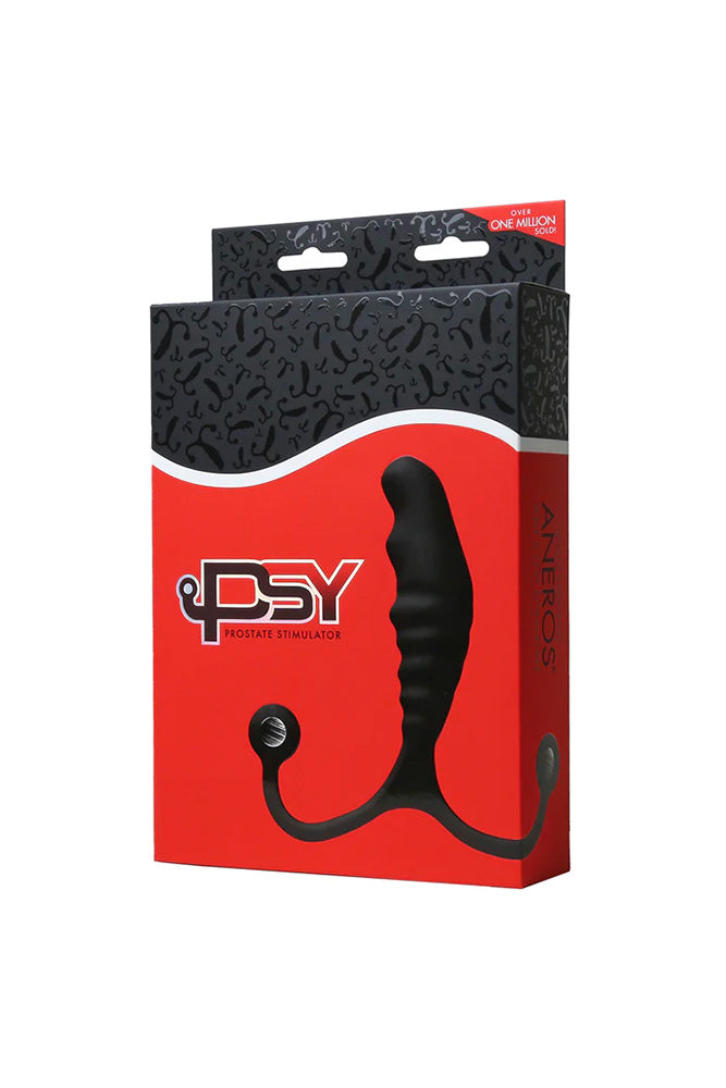 Aneros - Psy Prostate Massager - Black - Stag Shop