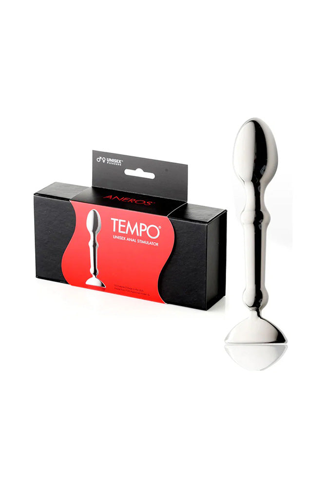 Aneros - Tempo Stainless Steel Anal Plug - Silver - Stag Shop