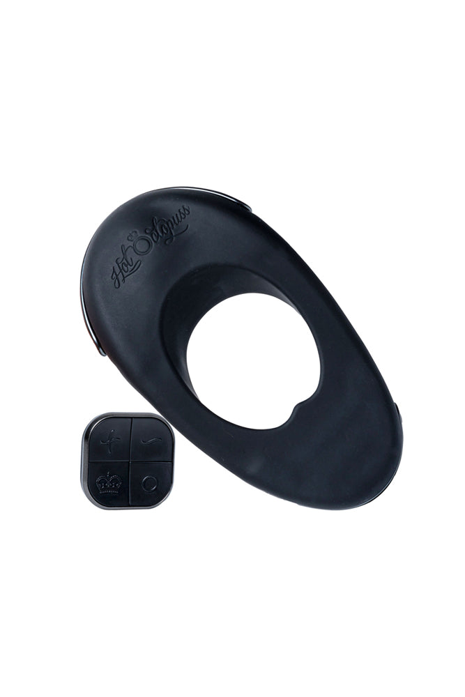 Hot Octopuss - Atom Plus Lux Vibrating Cock Ring with Remote - Black - Stag Shop
