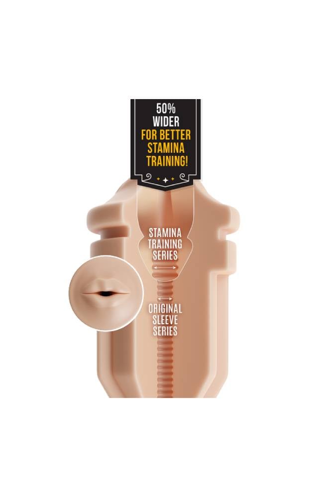 Autoblow - Extra Wide Stamina Training Sleeve - Mouth - Stag Shop