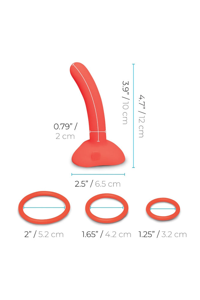 b-Vibe - Beginners Strap-On Harness Set with 5" Silicone Dildo - Stag Shop