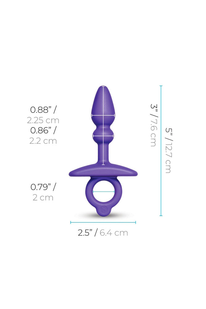 b-Vibe - Butties - Dart Tapered Silicone Anal Plug - Stag Shop