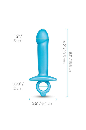 b-Vibe - Butties - Lil Dil Silicone Anal Plug - Stag Shop