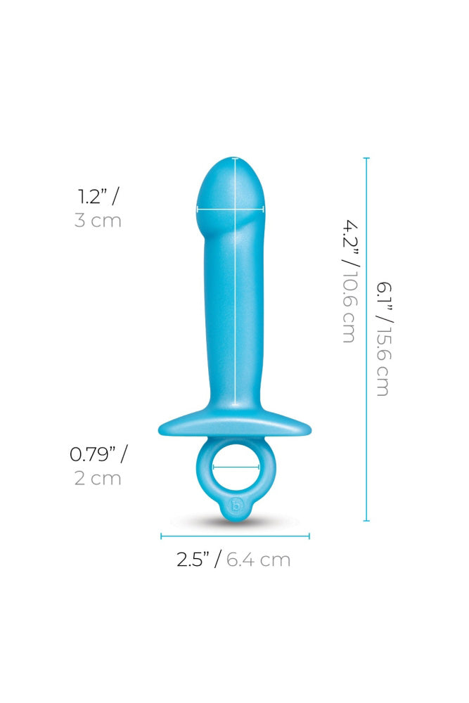 b-Vibe - Butties - Lil Dil Silicone Anal Plug - Stag Shop
