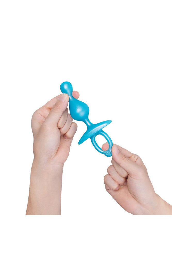 b-Vibe - Butties - Pop Beaded Silicone Anal Plug - Stag Shop