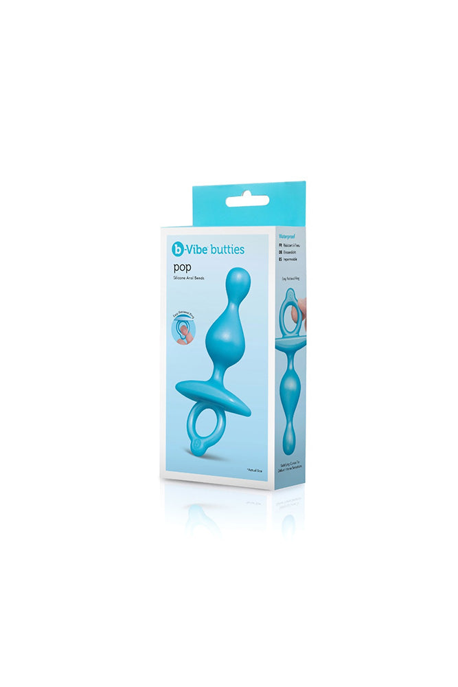 b-Vibe - Butties - Pop Beaded Silicone Anal Plug - Stag Shop