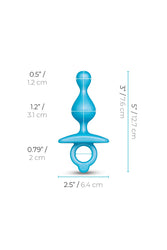 b-Vibe - Butties - Pop Beaded Silicone Anal Plug - Stag Shop