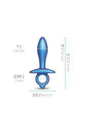 b-Vibe - Butties - Slide Tapered Silicone Anal Plug - Stag Shop
