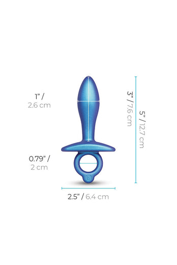 b-Vibe - Butties - Slide Tapered Silicone Anal Plug - Stag Shop