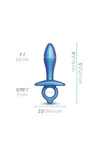 Thumbnail for b-Vibe - Butties - Slide Tapered Silicone Anal Plug - Stag Shop