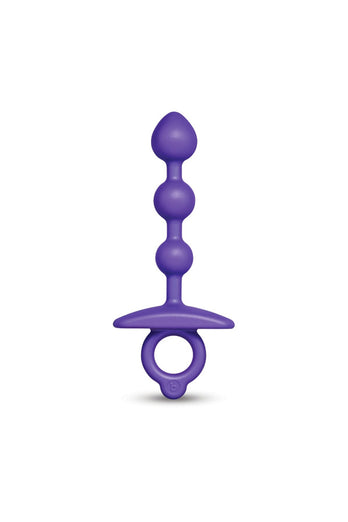 b-Vibe - Butties - Zip Beaded Silicone Anal Plug - Stag Shop