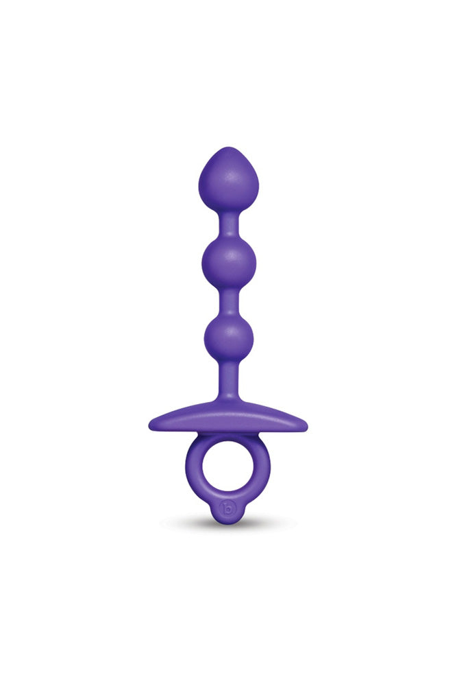 b-Vibe - Butties - Zip Beaded Silicone Anal Plug - Stag Shop