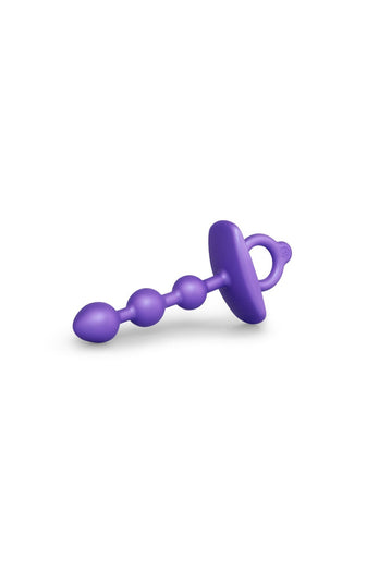 b-Vibe - Butties - Zip Beaded Silicone Anal Plug - Stag Shop