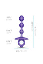 b-Vibe - Butties - Zip Beaded Silicone Anal Plug - Stag Shop