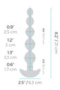 b-Vibe - Cinco Anal Beads - Black - Stag Shop