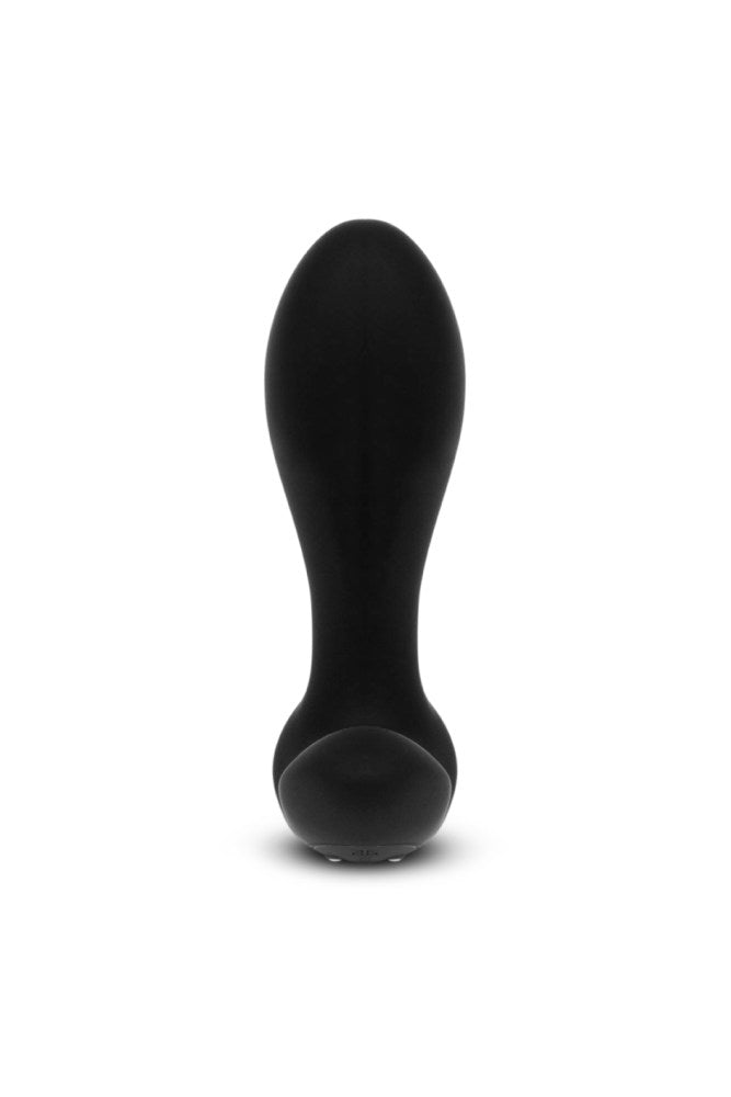 b-Vibe - Expand Vibrating & Inflating Prostate Plug with Remote Control - Black - Stag Shop