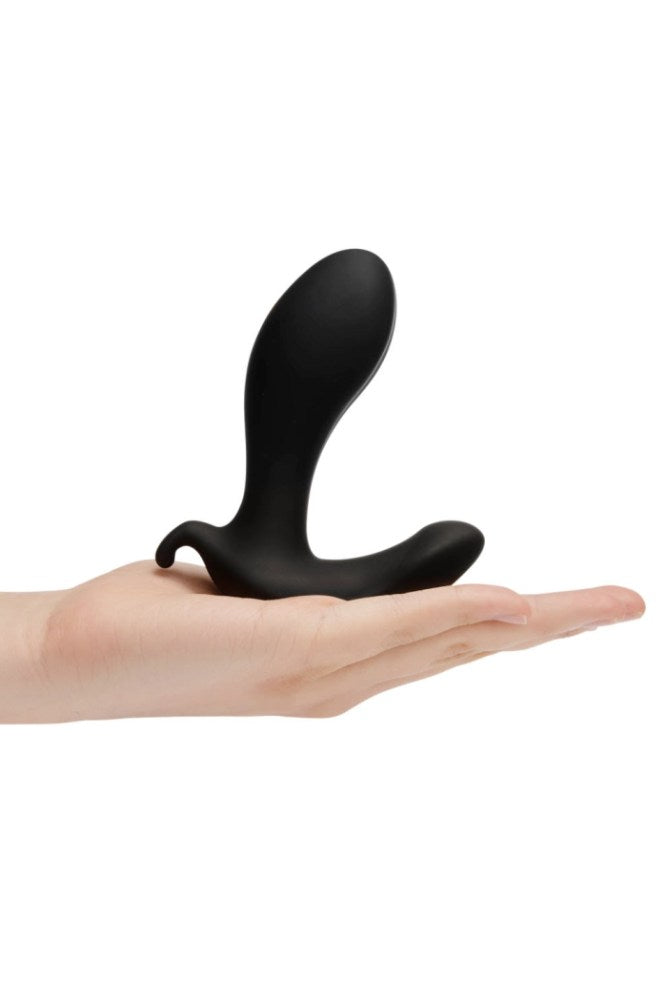 b-Vibe - Expand Vibrating & Inflating Prostate Plug with Remote Control - Black - Stag Shop