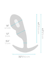 b-Vibe - Remote Control 145g P-Spot Snug Plug - Stag Shop
