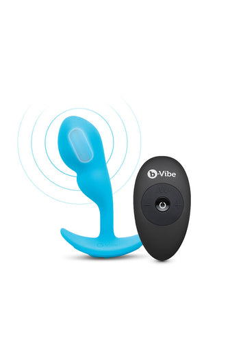 b-Vibe - Remote Control 95g P-Spot Snug Plug - Stag Shop