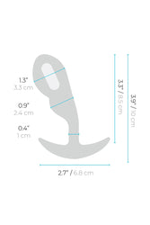 b-Vibe - Remote Control 95g P-Spot Snug Plug - Stag Shop