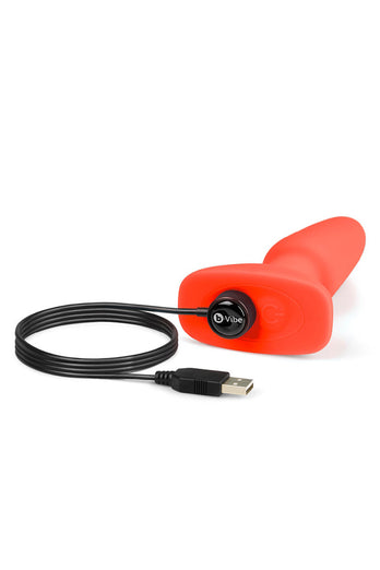b-Vibe - Rimming 2 Butt Plug - Orange - Stag Shop
