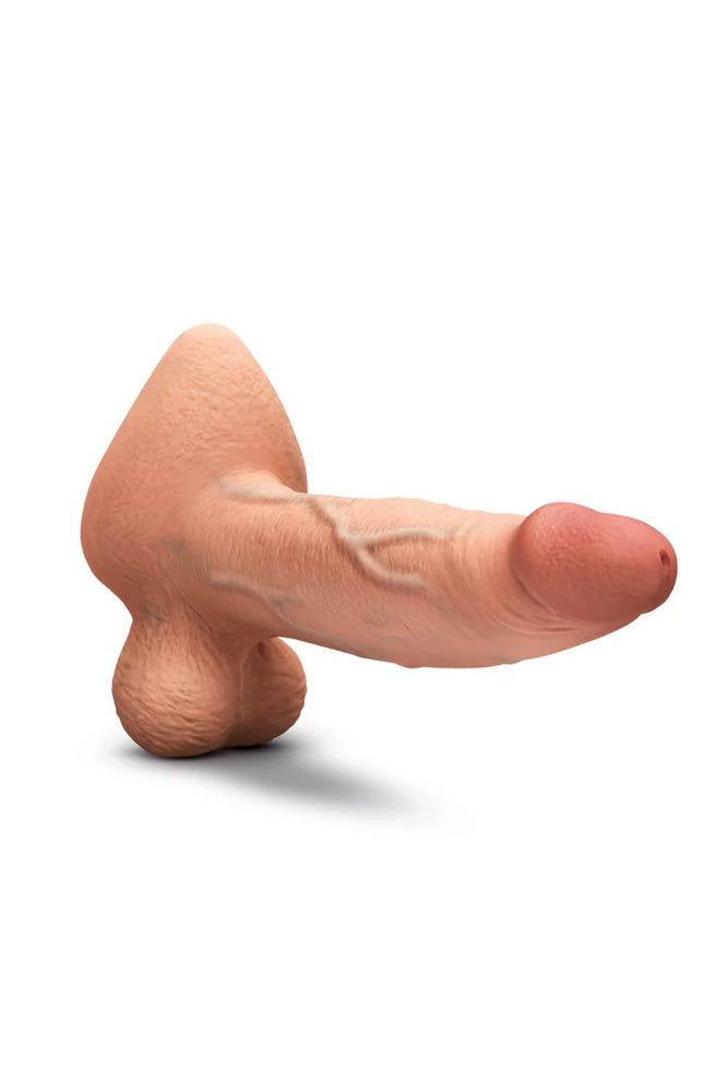 b-Vibe - Slipskin Girthy Realistic 9" Silicone Dildo - Stag Shop