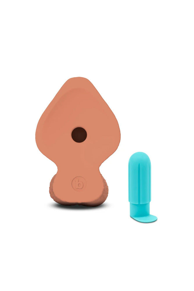 b-Vibe - Slipskin Girthy Realistic 9" Silicone Dildo - Stag Shop