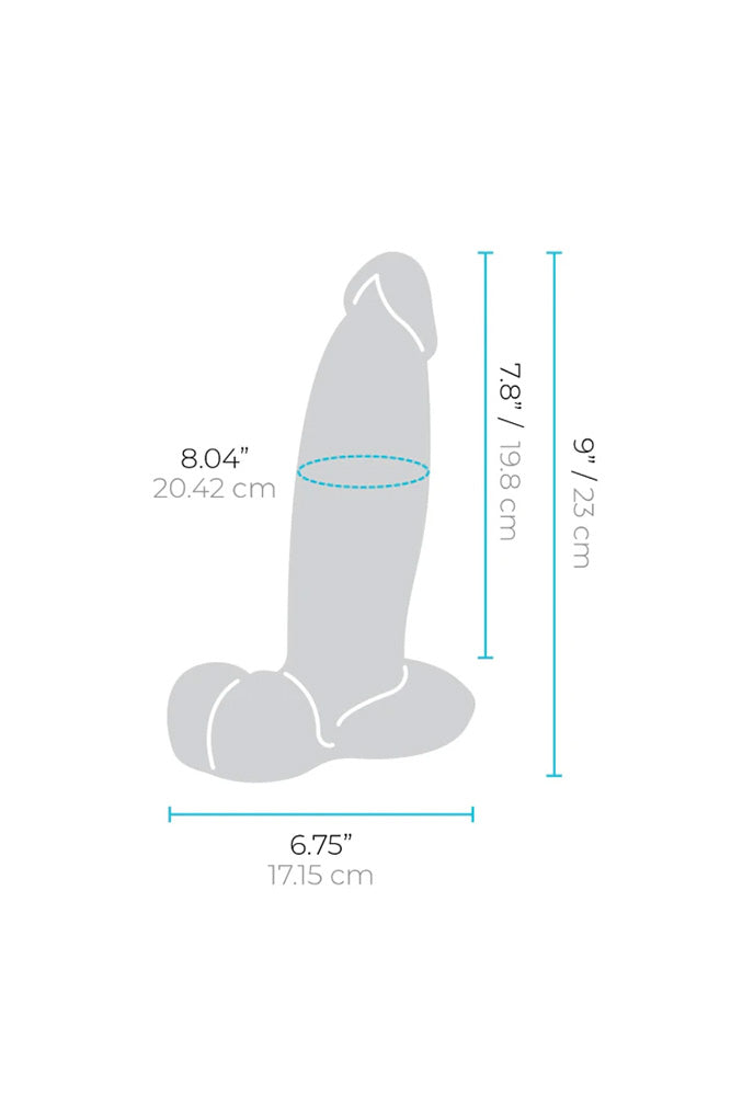 b-Vibe - Slipskin Girthy Realistic 9