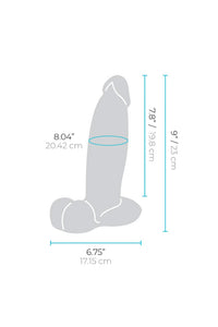 Thumbnail for b-Vibe - Slipskin Girthy Realistic 9