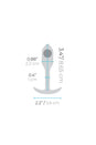 b-Vibe - Snug Plug 1 - Weighted Butt Plug - Mint - Stag Shop