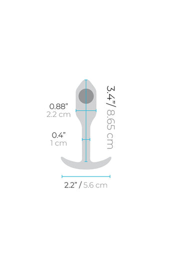 b-Vibe - Snug Plug 1 - Weighted Butt Plug - Mint - Stag Shop