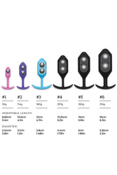 b-Vibe - Snug Plug 1 - Weighted Butt Plug - Mint - Stag Shop
