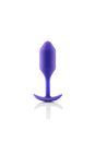 b-Vibe - Snug Plug 2 - Weighted Butt Plug - Purple - Stag Shop