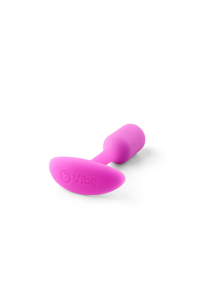 b-Vibe - Snug Plug 1 - Weighted Butt Plug - Fuchsia - Stag Shop