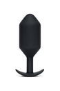 b-Vibe - Snug Plug 7 - Weighted Butt Plug - Black - Stag Shop