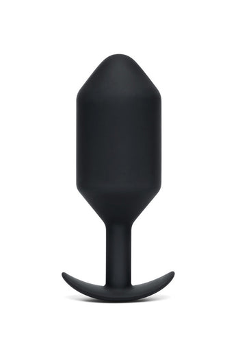 b-Vibe - Snug Plug 7 - Weighted Butt Plug - Black - Stag Shop