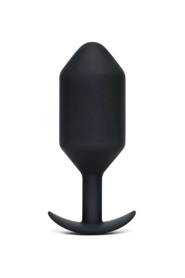 b-Vibe - Snug Plug 7 - Weighted Butt Plug - Black - Stag Shop