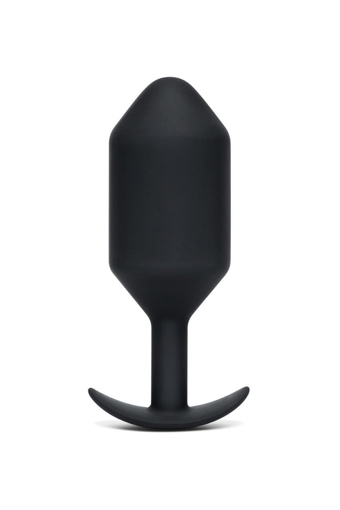 b-Vibe - Snug Plug 7 - Weighted Butt Plug - Black - Stag Shop