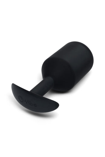 b-Vibe - Snug Plug 7 - Weighted Butt Plug - Black - Stag Shop
