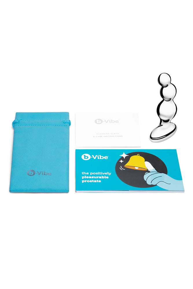 b-Vibe - Stainless Steel Anal Beads - Stag Shop